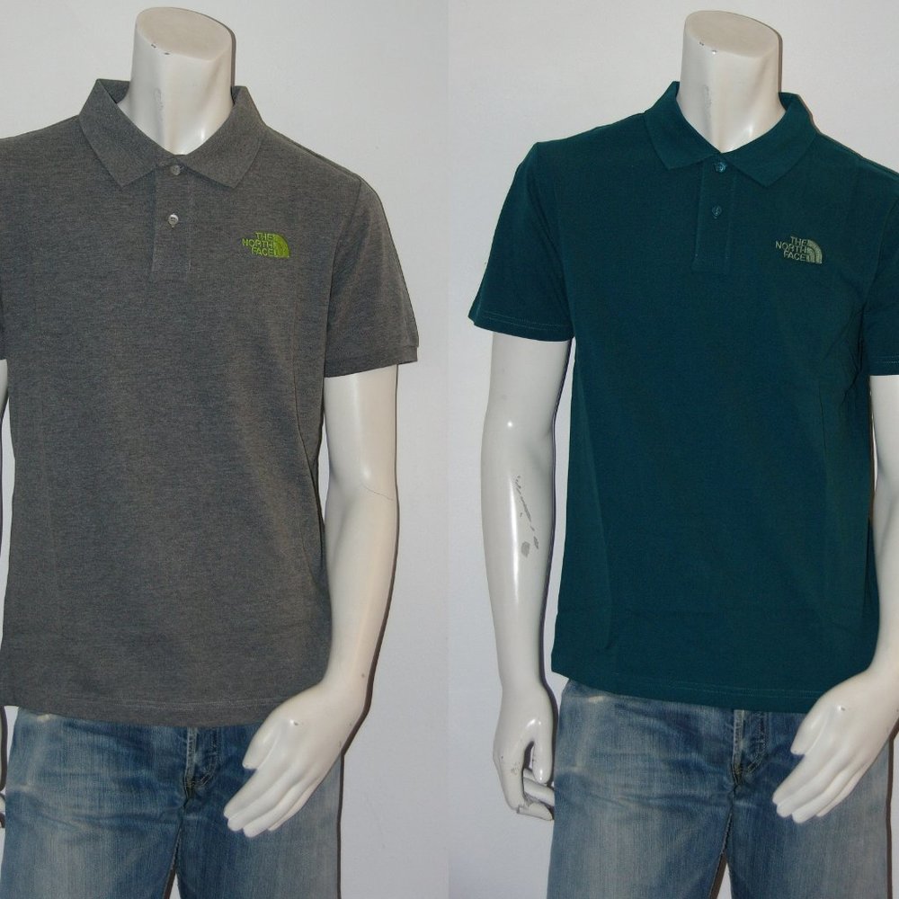 New The North Face Men Polo T-Shirt 2 Pieces